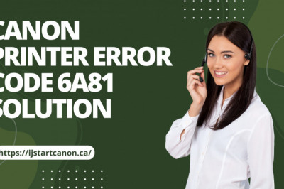 Reasons behind Canon Printer Error 6A81