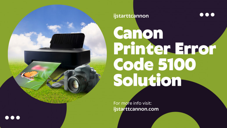 Error 5100 on Canon Printer: How to Fix the Problem
