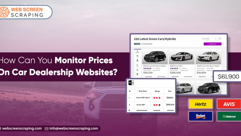 How Can You Monitor Prices On Car Dealership Websites? Home