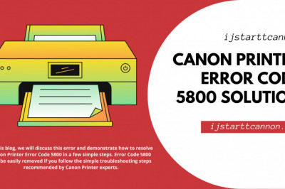 What enables Canon Printer Error 5800 and how do I troubleshoot it?