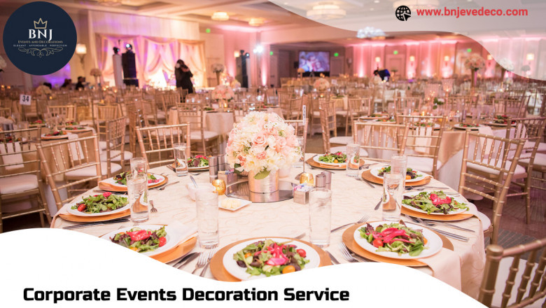 Get Corporate Events Decoration Service
