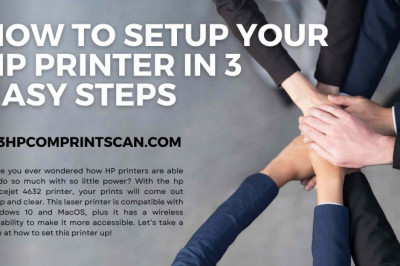 How to Implement Your HP Printer in Three Easy Steps