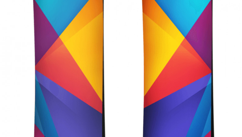 Double Sided Pull Up Banners 13 oz Matte Vinyl