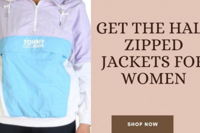 Get the Half Zipped Jackets for Women