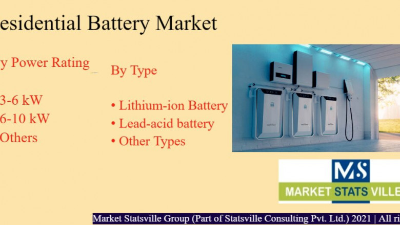 Residential Battery Market To Witness Huge Growth By 2030