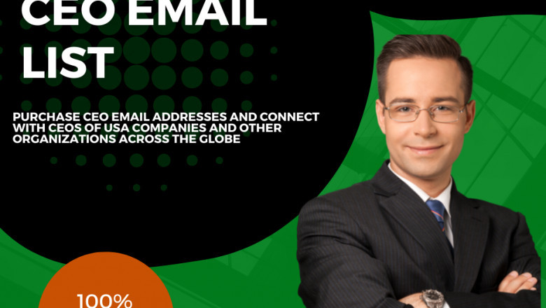 CEO Email Lists | Verified List of CEO | CEO Emails