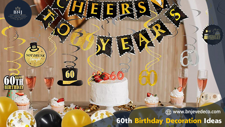 Five 60th Birthday Decoration Ideas