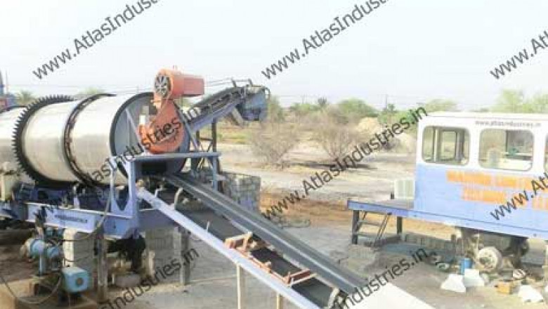 60-90 Tph Mobile Asphalt Drum Mix Plant in Oman – Atlas Industries