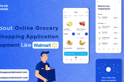 All About Online Grocery And Shopping Application Development Like Walmart?