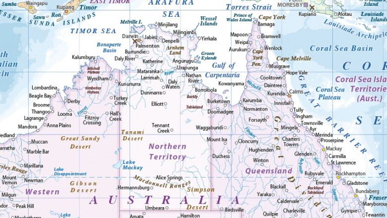 Political Maps of Australasia