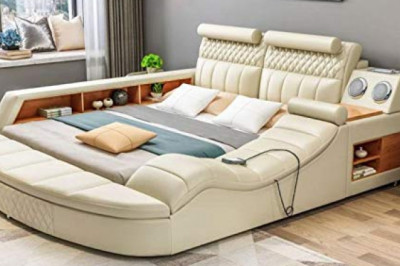 Sheesham Wood Bed, Sheesham Bed, Sheesham Wood Bed With storage, Sheesham Bed With Storage | Furniture Online
