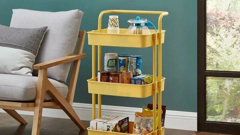 Kitchen Trolley, Kitchen Trolly, Kitchen Trolley Price, Vegetable Trolley, Modular Kitchen Trolley Price List! | Furniture Online