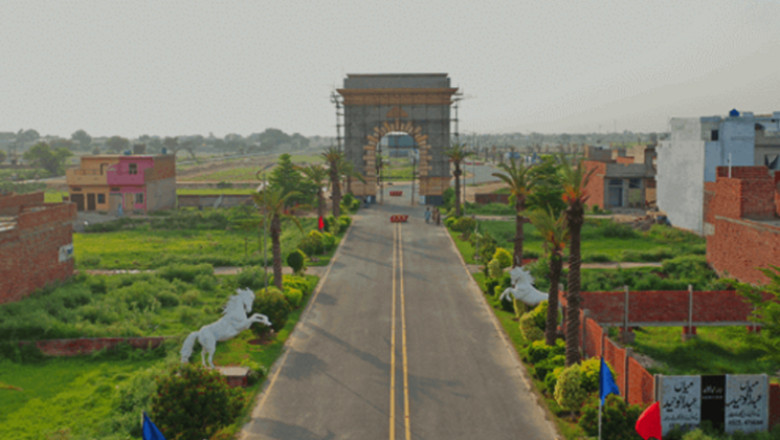Location and Details about features of Blue Town Sapphire Lahore