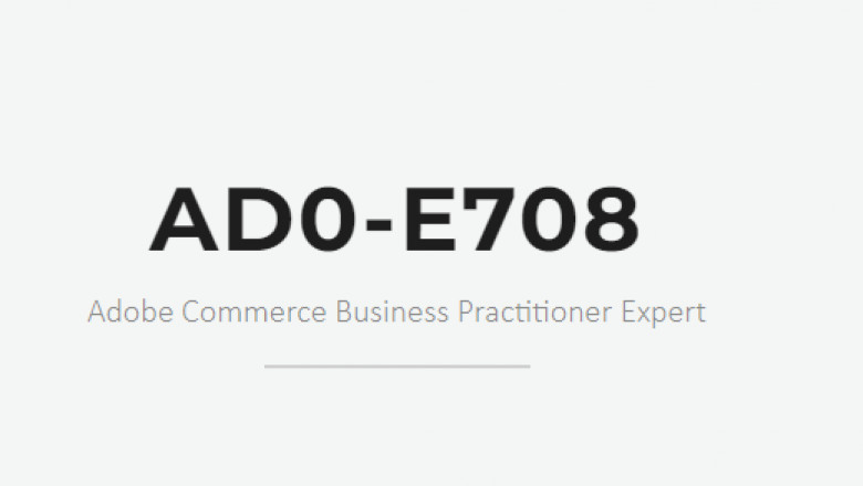 Adobe Magento Commerce AD0-E708 real dumps
