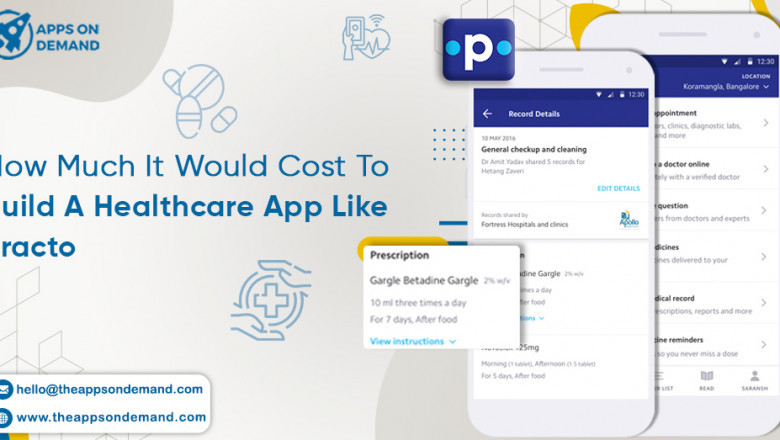 How Much It Would Cost To Build A Healthcare App Like Practo?