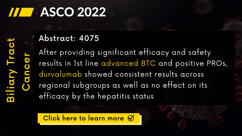 Making Way For Immunotherapy In The GI Cancers, Durvalumab To Become The New Standard of Care For Advanced Biliary Tract Cancers