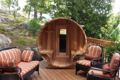 Wood Barrel Sauna