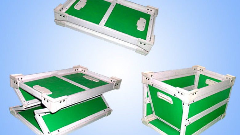 Useful Corrugated Plastic Boxes with Custom Made Designs Are Present