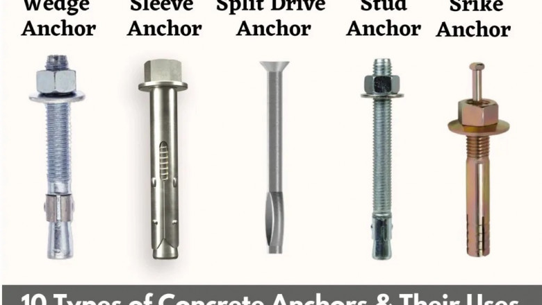 10 Types of Concrete Anchors