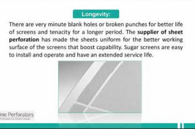 Advantages of Sugar Screen