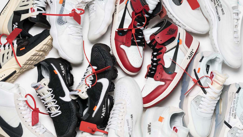 Nike Off White stitching throughout
