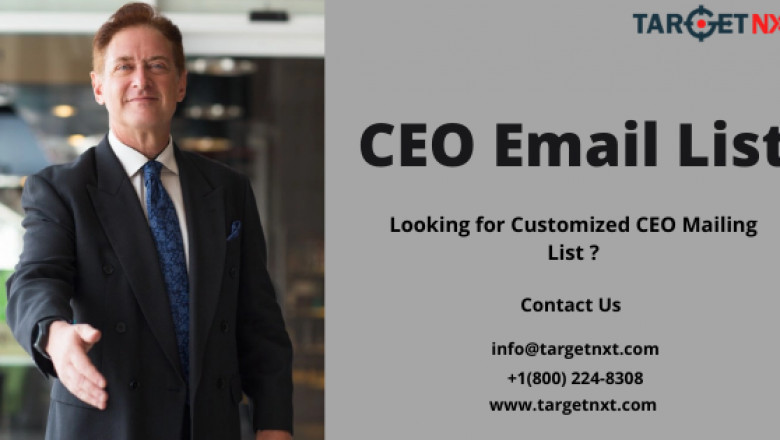 Opt-In CEO Email List | CEO Mailing Addresses | CEO Database
