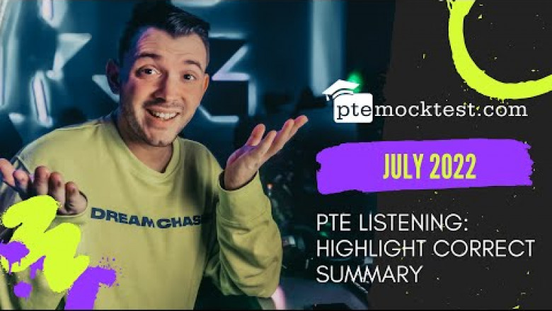 PTE Listening Highlight Correct Summary| Most Repeated Question July 2022| PTE HCS With Answers 2022