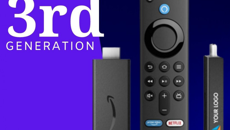 Buy Custom Amazon 3rd Generation Firestick TV Stick with Alexa Voice
