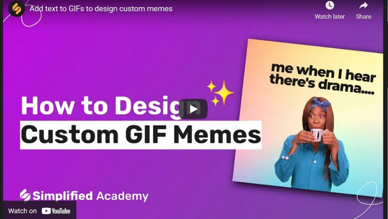Add Text to GIFs