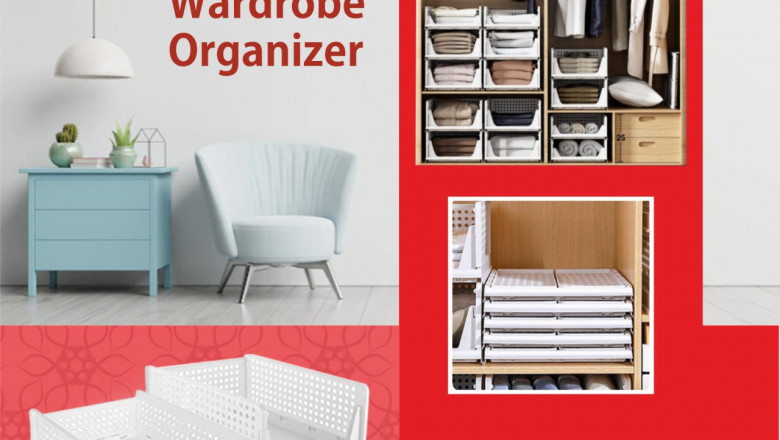 Malasart Wardrobe Organizer Multi Purpose Plastic Organizers For Office and Home