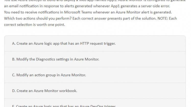 Microsoft Azure Certification AZ-400 questions and answers