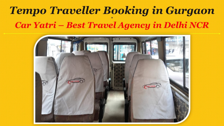 Tempo Traveller hire Booking service in Gurgaon