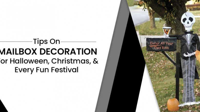 Tips On Mailbox Decoration For Halloween, Christmas, And Every Fun Festival