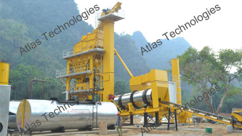 60 – 80 tph Asphalt Batching Plant Installed in Hyderabad – Atlas Technologies