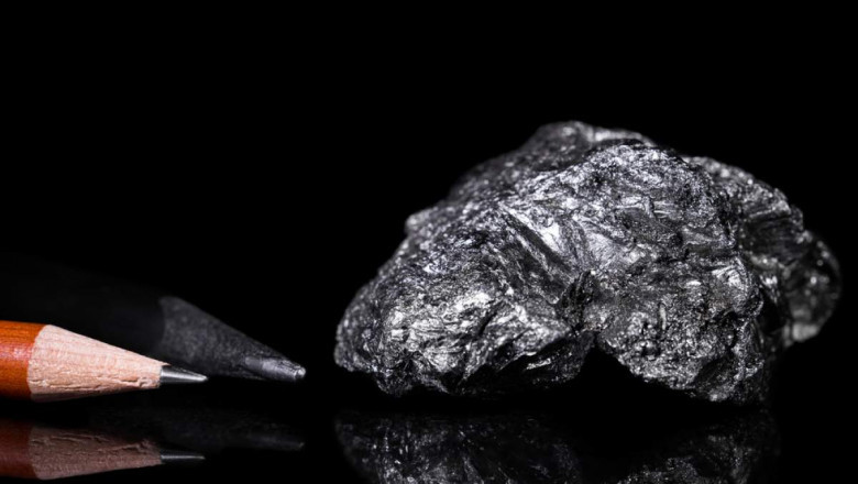 The mineral graphite is a naturally occurring form of carbon that is crystalline in nature