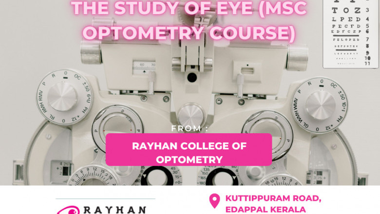 MSc Optometry colleges | MSc Optometry courses in Kerala