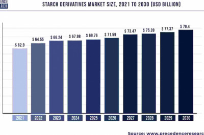 Starch Derivatives Market to Expand at a CAGR of 3.9% from 2022 to 2030
