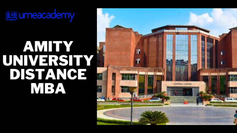 Amity University Distance MBA Admission Fee 2022