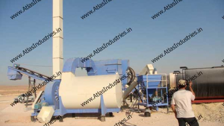 Combined Asphalt Drum Mix & Wet Mix Plant - Atlas Industries