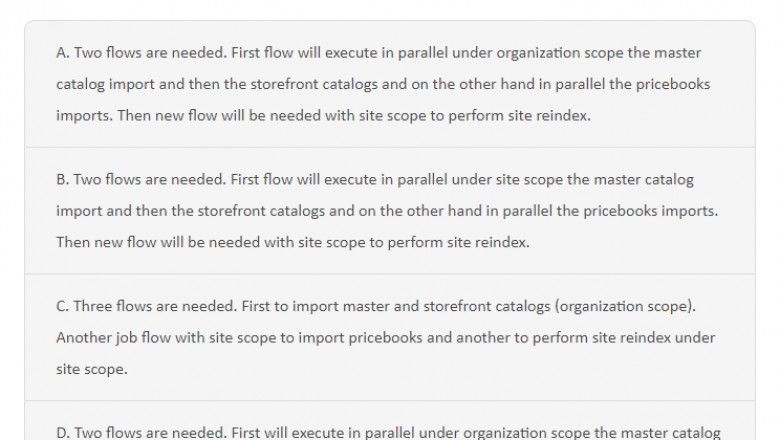 New Salesforce Certified B2C Commerce Architect dumps questions
