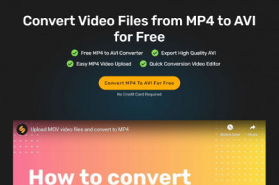 Convert Video Files from MP4 to AVI with Free mp4 video converter