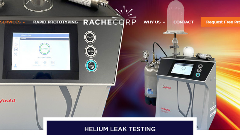 Laser marking and helium leak testing services for dealing with metal