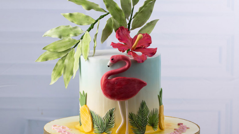 Order a Flamingo Cake for celebrating your Anniversary