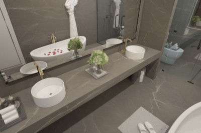 Porcelain Countertops For Bathroom