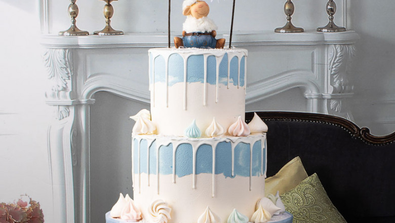 Celebrate the Joyous and Prosperous Occasion of Eid with the ‘2 Layered Butter Sheep Eid Al Adha Cake’