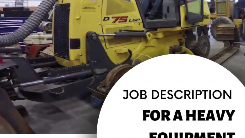 Job Description for a Heavy Equipment Mechanic