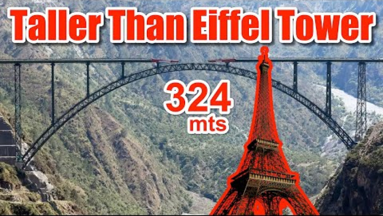 Watch The World Tallest Epic Chenab Bridge Crossing Two Mountains | iwitv.com