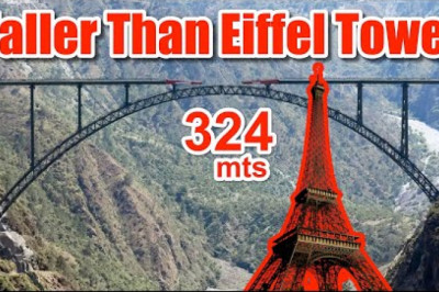 Watch The World Tallest Epic Chenab Bridge Crossing Two Mountains | iwitv.com