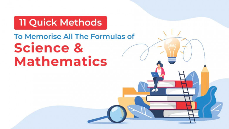 11 quick methods to memorise all the formulas of science and mathematics
