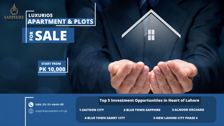 Plots for Sale in Blue Town Smart City Lahore | Payment Plan 2022
